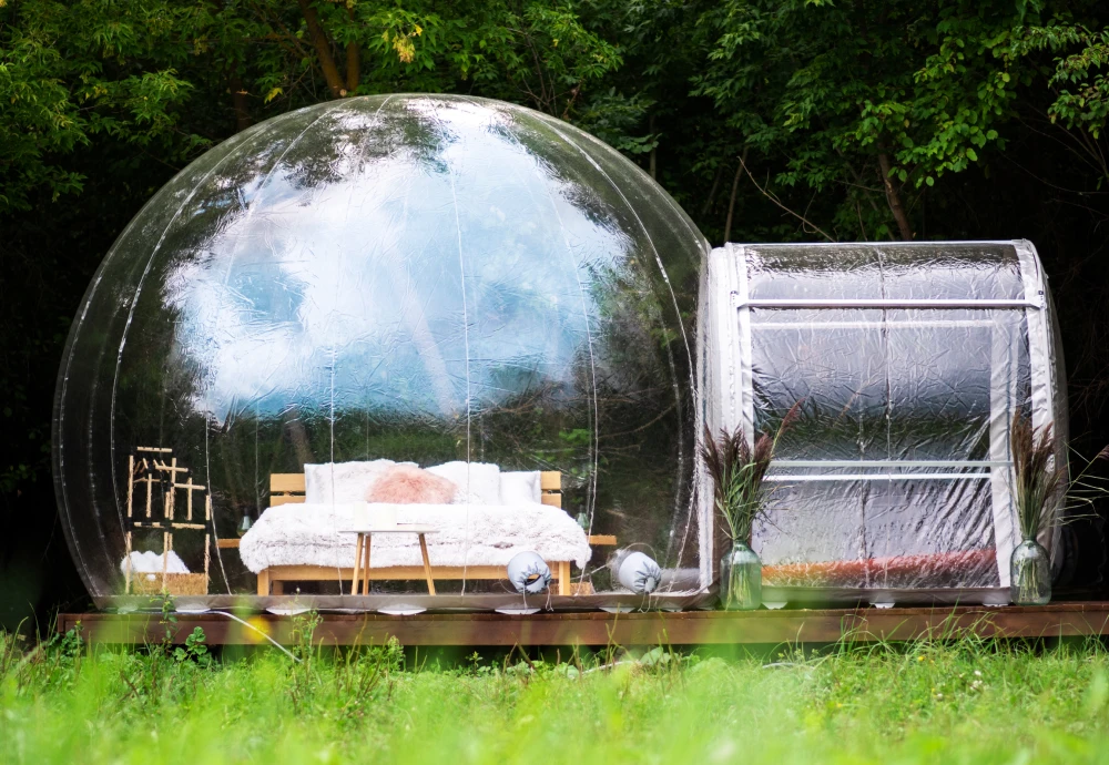 bubble tent glamping hotel