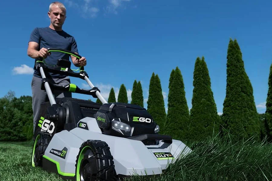 best battery power push mower